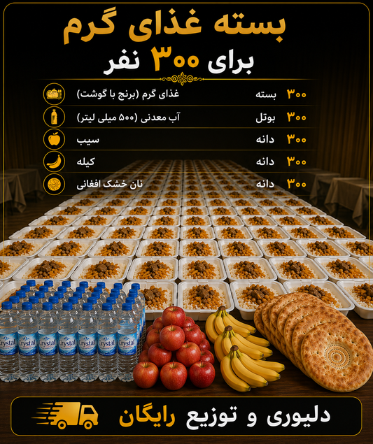 Fresh Food Delivery to Needies - 300 Persons